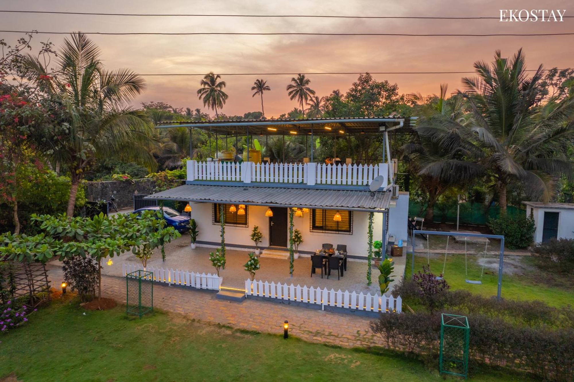 Eko Stay- Panorama Villa آليباغ المظهر الخارجي الصورة